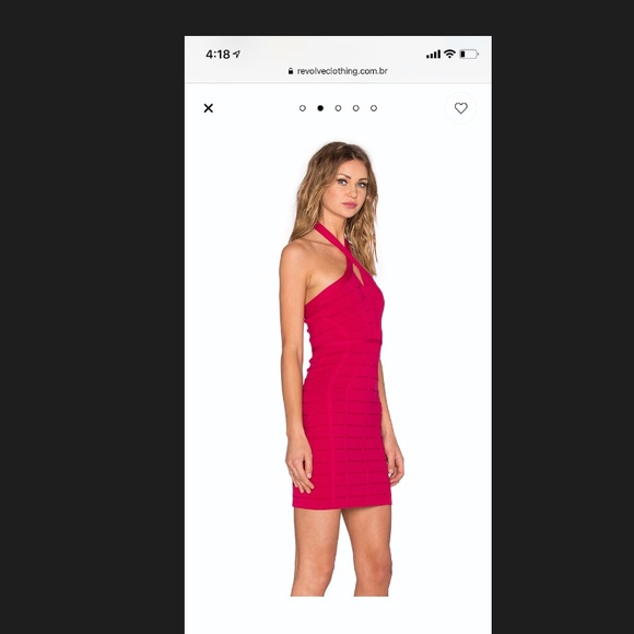 NBD x REVOLVE Twisted Bodycon Dress in Pink - Picture 3 of 6